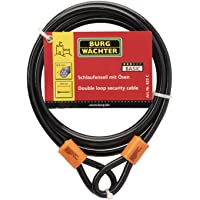 Sterling 825C - Cable Trenzado de Seguridad de Bucle Doble (Acero- Recubrimiento de Vinilo- 0-8 cm x 2-5 m) [Importado…